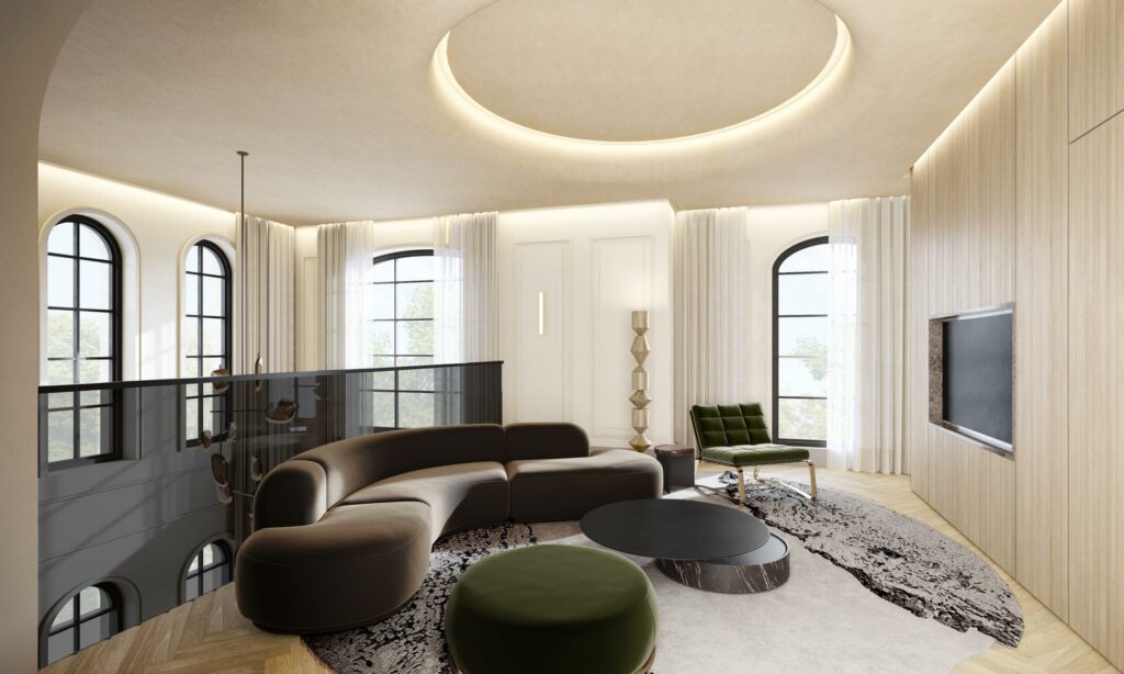 KFD's projects are known for their unique blend of modern and timeless design. Can you elaborate on your design philosophy that achieves this balance, particularly in residential spaces?
Kaiwen: We use fundamental design languages and modern methodology to create spaces that fit people’s physical and psychological needs. Our designs are always human-centred rather than the result of a certain period of time. Especially in residential designs, our goal is to omit unnecessary decorations and create spaces that can benefit the well-being of our clients.
What were some of the specific challenges you faced during the design of Magnolia House, and how did you overcome them while staying true to the project's vision?
Kaiwen: Magnolia House is a project that includes lots of cultural and historical influences, it is challenging for us to avoid the typical cultural symbols of China. What we are insisting on is to use the minimal touch to let the interior tell its own story. Our vision of the project is never to follow the decorative trends, but more to let the project shine itself.
Looking ahead, how do you envision the Magnolia House contributing to KFD's portfolio, and what impact do you anticipate it will have on the residential design landscape in Shanghai and beyond?
Yifei: Magnolia House is a beautiful start to KFD’s portfolio in residential design. It delivers our design principles very well and evokes new ideas on interior design. Magnolia House started with a very abstract concept while ending with human-centred design solutions. We anticipate the project can inspire interior designers and architects all over the world to think about human senses and design from human experiences.