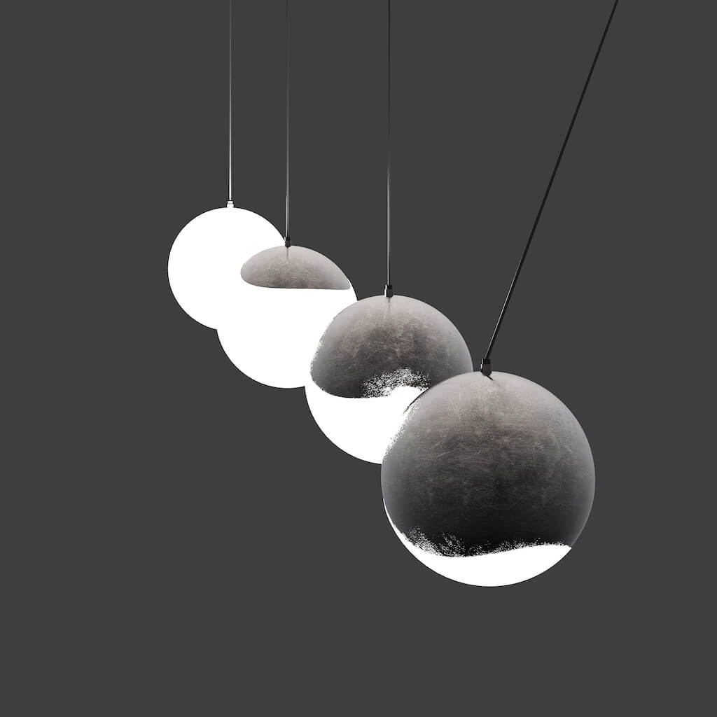 "Lunipse Pendant Lamp" by Nima Bavardi & Soroush Vahidian, 2017
Photo credit: Nima Bavardi
